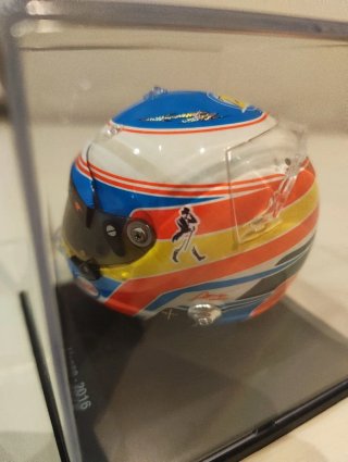 Casco Fernando Alonso 2016 1/5 con publicidad