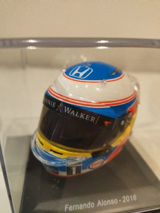 Casco Fernando Alonso 2016 1/5 con publicidad