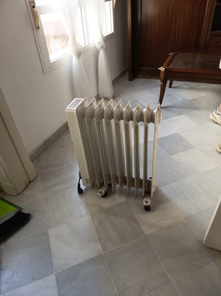 Radiador eléctrico 8 elementos blanco