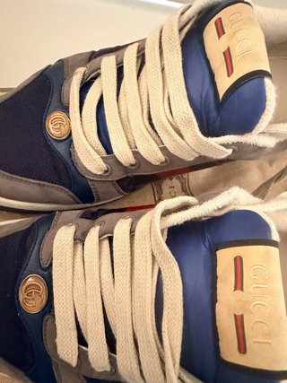 Zapatillas Gucci Azul/Gris