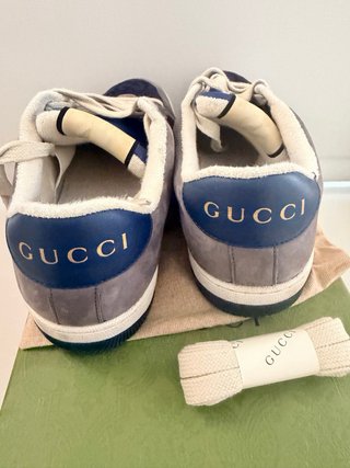 Zapatillas Gucci Azul/Gris