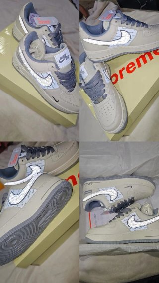 Nike Air Force 1 Supreme Beige/Gris