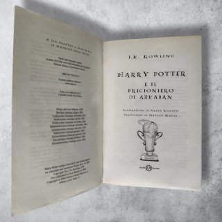 Harry Potter E il Prigioniero D'Azkaban PRIMA EDIZ