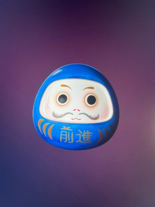 Pegatina Daruma Azul sticker