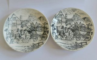 Lote 8 Platos y 2 Tazas San Claudio Posta