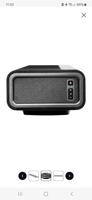 Barra sonora Sonos Playbar nera e argentata