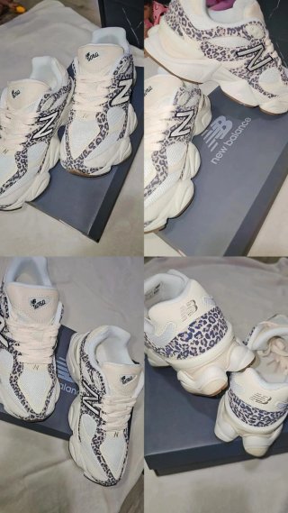 New Balance 9060 Beige Leopardo equivalen talla 37