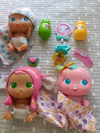 Lote Muñecas The Bellies con Accesorios