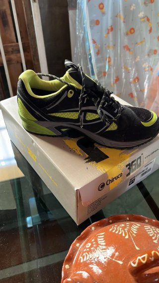 Botas Chiruca 360 Running Negro/Verde