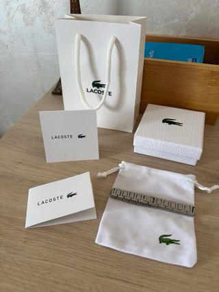 Pulsera Lacoste Plata