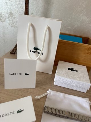 Pulsera Lacoste Plata