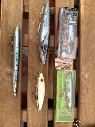 Lote 3 señuelos pesca Fishus