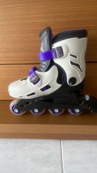 Patines en línea LED ajustables talla 30-33