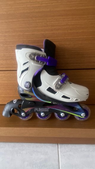 Patines en línea LED ajustables talla 30-33