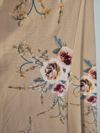 Vestido largo floral verano
