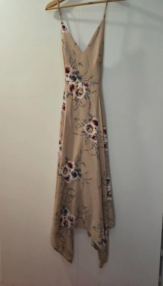 Vestido largo floral verano