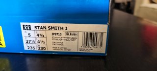 Adidas Stan Smith J Talla 37.5