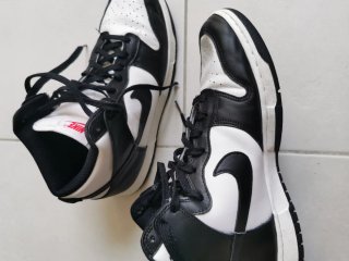 Zapatillas Dunk High Retro Blanco/Negro