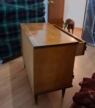 Cajonera vintage de madera