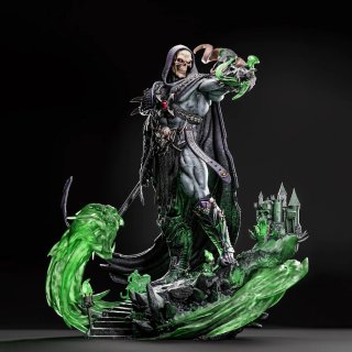 Figura Skeletor 20cm Pintada a Mano