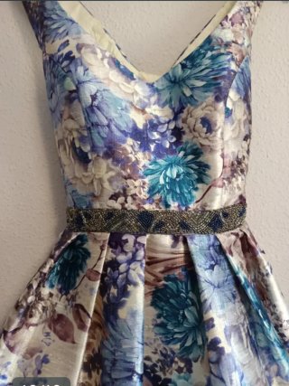 Oferta!! Vestido de fiesta T S y complementos