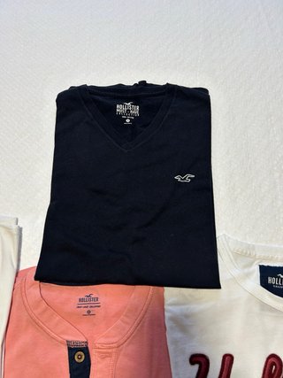 Camisetas Hollister y Levis de Manga Corta
