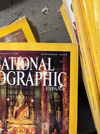 Lote de revistas National Geographic 2002