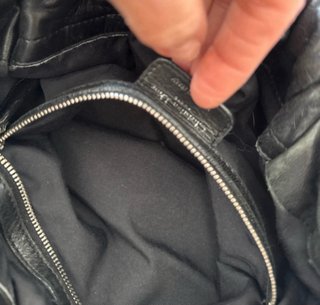 Bolso Dior Negro Piel Acolchado Cadena