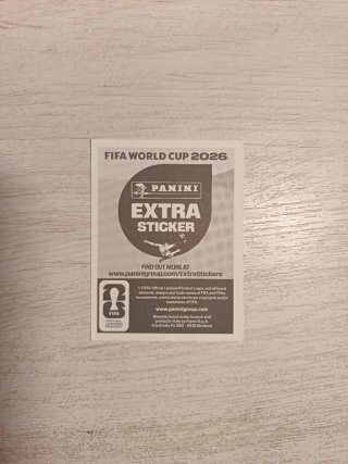 Carta Jérémy Doku Extra Sticker Plata Mundial 2026