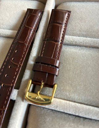 Correa para reloj Longines en piel de becerro 18mm