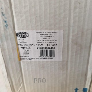 PILOTO TRASERO IZQUIERDO OPEL VECTRA NUEVO LLE532