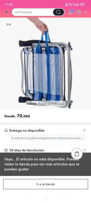 Pack 2 Sillas Playa Plegables