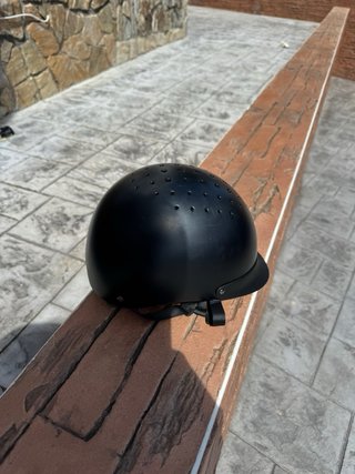Casco de hípica negro