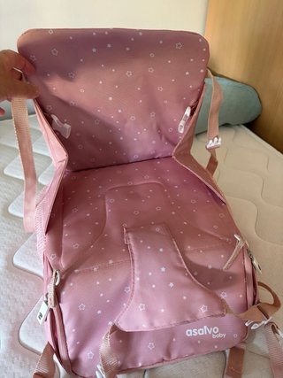 Asalvo Baby Trona de Viaje Estrellas Rosa