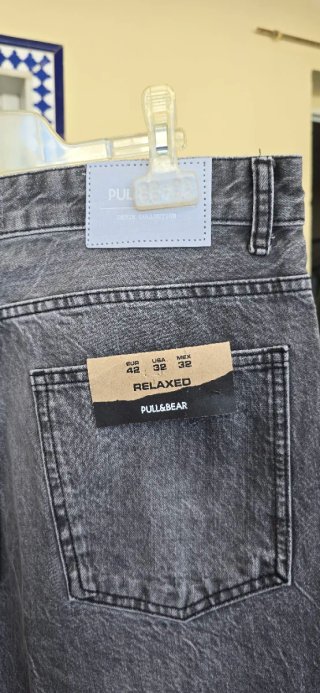 Pantalón Pull&Bear Negro Talla 32