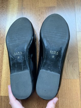 Mocasines charol Zara T.37