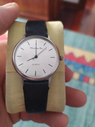 Reloj Christian Dior Cuarzo Blanco/Negro