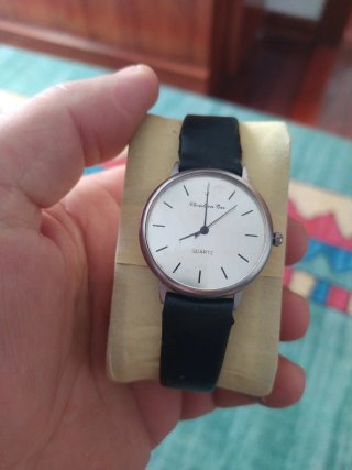 Reloj Christian Dior Cuarzo Blanco/Negro