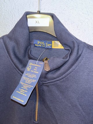 Polo Ralph Lauren Sudadera Azul Talla XL