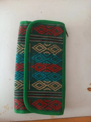 Cartera de tela Tailandia multicolor