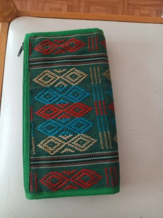 Cartera de tela Tailandia multicolor