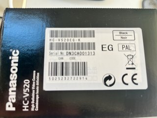 Videocámara Panasonic HC-V520 Negra