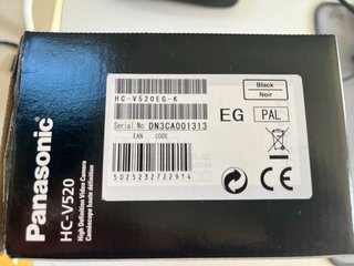 Videocámara Panasonic HC-V520 Negra