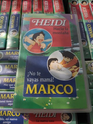 Colección de cintas VHS  series Heidi y Marco