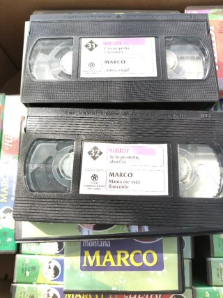 Colección de cintas VHS  series Heidi y Marco