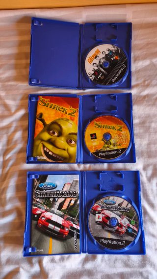Lote 3 Juegos PS2: The Getaway, Shrek 2, Ford Stre