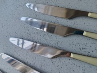 Set 6 Coltelli Abert Inox Manico Giallo