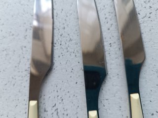 Set 6 Coltelli Abert Inox Manico Giallo