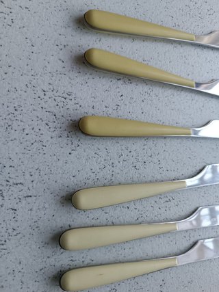 Set 6 Coltelli Abert Inox Manico Giallo