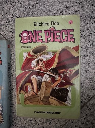Manga One Piece; Volumen 1,2 y 3